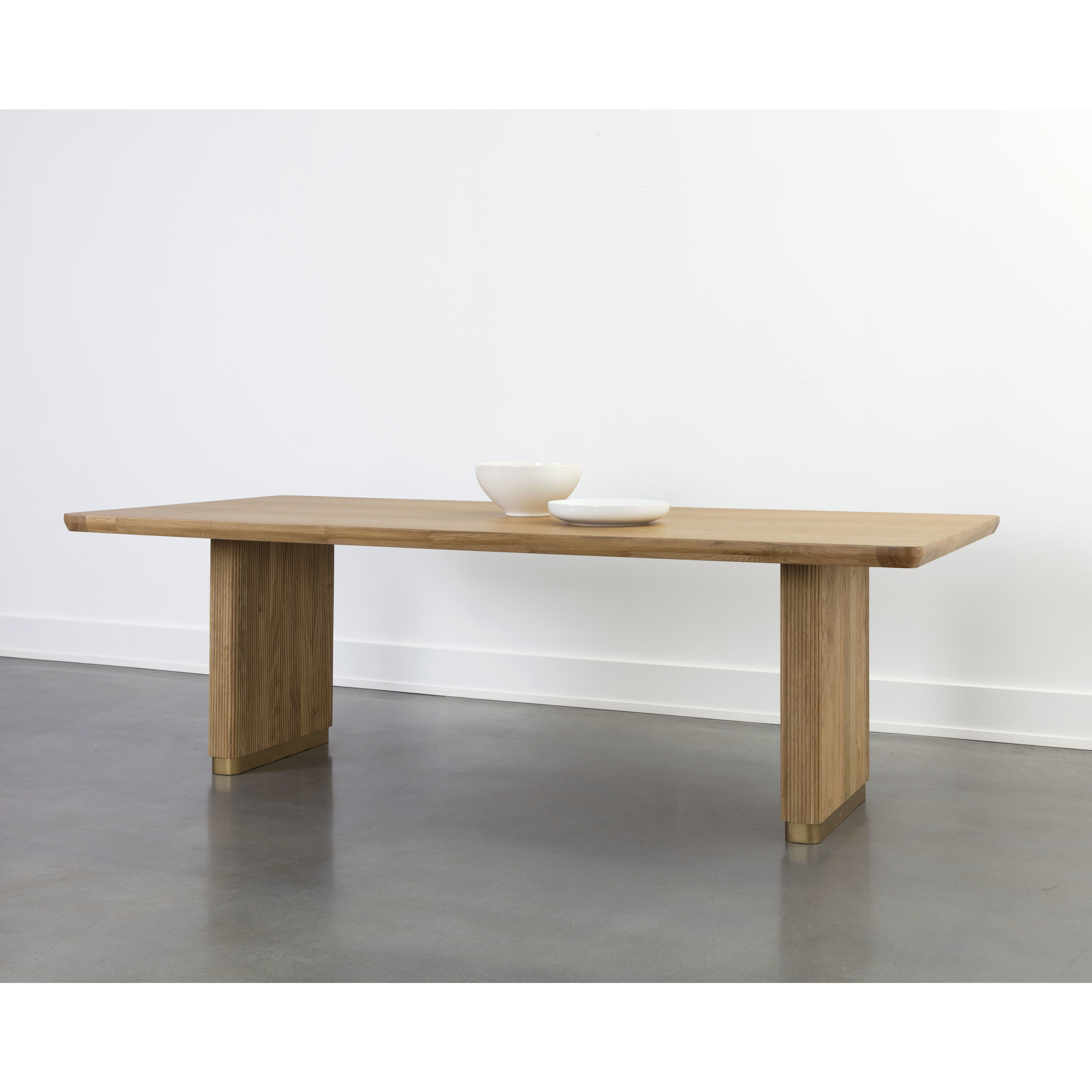 Kalla 96 X 44 inch Rustic Oak Dining Table